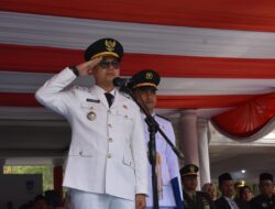 Walikota Langsa Jeffry Sentana Pimpin Upacara Peringatan HUT Ke-80 Kemerdekaan RI