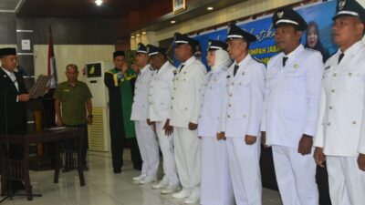 Pelantikan dan Pengambilan Sumpah Jabatan Penjabat (Pj) Geuchik di Kota Langsa Tahun 2025