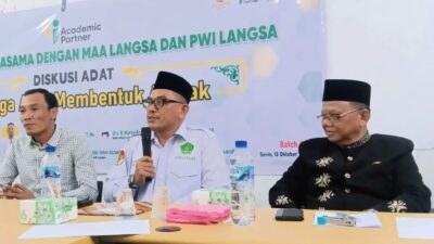 Jaga Adat Bentuk Akhlak, IAIN Gelar Diskusi Bersama MAA dan PWI Langsa
