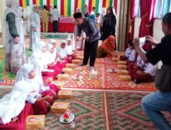 SMKN 1 Peusangan Santuni 30 Anak Yatim saat Kenduri Maulid Nabi Muhammad SAW 1447 H.
