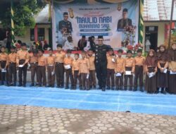 SMAN 2 Peusangan Santuni Puluhan Anak Yatim saat Kenduri Maulid Nabi Muhammad SAW 1447 H.