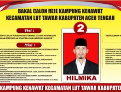 Pemilihan Reje Kampung Kenawat Berjalan Lancar, Arian Menang Tipis dari Lawannya