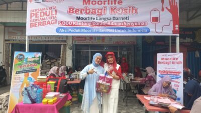 Bersama Peduli dan Berbagi, Rumah Moorlife Langsa Gelar Donor Darah Berhadiah 