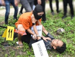 Rekonstruksi Pembunuhan Kurir di Aceh Timur 20 Adegan