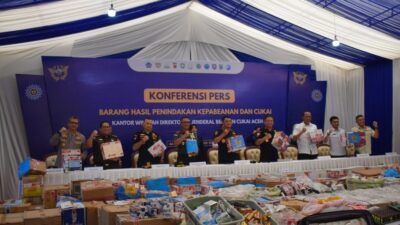 Bea Cukai Ungkap Hasil Penindakan Nasional dan Wilayah Aceh 2025 