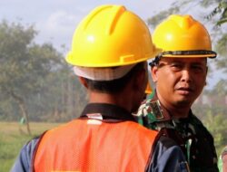 Dandim 0104 Aceh Timur Tinjau Progres Karya Bakti Irigasi Tersier 