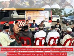 Kapolres Bener Meriah Gelar “Ngopi Bareng” Bersama Tokoh Masyarakat Pererat Sinergi Polri dan Warga Wujudkan Kamtibmas Kondusif