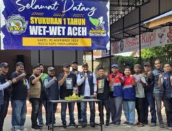 Komunitas Wet-Wet Aceh Rayakan Satu Tahun dengan Rasa Kekeluargaan
