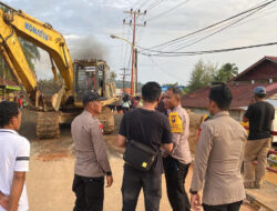 Akses Antar Wilayah Pulih, Brimob Polda Sumut Rampungkan Perbaikan Jembatan Halangan dalam 3 Hari