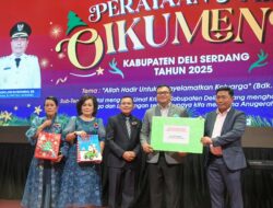 Perayaan Natal Oikumene Deli Serdang Tahun 2025 Bukti Nyata Kebhinekaan dan Toleransi Antar Umat Beragama dan Serahkan Bantuan Sebesar Rp. 20 Juta untuk Bencana di Aceh, Sumut dan Sumbar