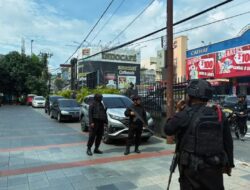 Lakukan Patroli Demi Natal Damai, Brimob Bersinergi Pastikan Warga Kota Medan Merasa Aman