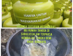 Di Bawah Guyuran Hujan Deras, Ibu Rumah Tangga di Subulussalam Terpaksa Kembali ke Tungku Demi Anak-Anaknya