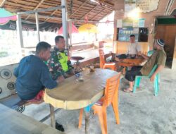 Koramil 11/Bandar Baru Kodim 0102/Pidie Laksanakan Komsos dengan Masyarakat di Blang Sukon