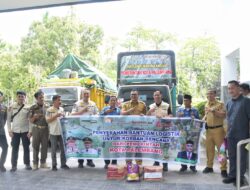 Pemkab Deli Serdang Terima 3 Truk Bantuan Bencana dari Pemkot Palembang
