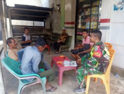 Babinsa Koramil 11/Bandar Baru Kodim 0102/Pidie Laksanakan Komsos di Desa Keude Paru