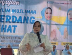 Pengajian Akbar Majelis Taklim Muslimah Deli Serdang Sehat, Ny. Jelita Asri Ludin Tambunan : Jaga Kualitas Iman, Jaga Kebersihan