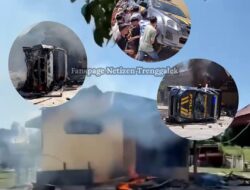 Viral di Medsos Masyarakat Madina Ngamuk hingga Bakar Polsek Muara Batang Gadis, Diduga Lepaskan Bandar Narkoba