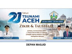 Peringatan 21 Tahun Tsunami Aceh Dalam Situasi Darurat Bencana Dengan Khidmat Dan Penuh Makna.