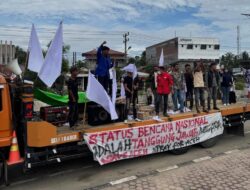 Ratusan Massa Aliansi Gerakan Rakyat Pasee Bersatu Gelar Aksi Unjuk Rasa Bertajuk, “Seruan Turun ke Jalan,” Desak Pemerintah Pusat Ambil Langkah Tegas Sikapi Bencana Banjir Bandang dan Longsor Tetapkan Status Bencana Nasional