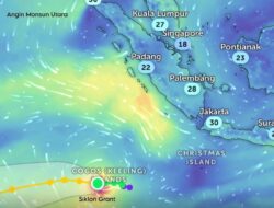 Warga Sumatera, Waspada Ya : Angin Monsun Utara dan Siklon Grant Picu Penumpukan Awan Hujan