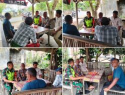 KORAMIL 11/BANDAR BARU KODIM 0102/PIDIE MELAKSANAKAN KOMUNIKASI SOSIAL DI DESA PARU COT