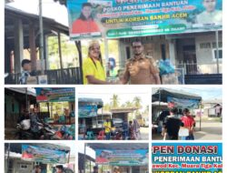 Gampong Pawod Peduli Bantu Korban Pasca Banjir di Pidie Jaya