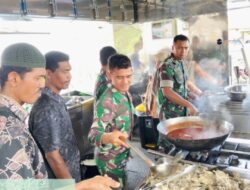 Dapur Umum Bekangdam IM di Timang Gajah Bener Meriah