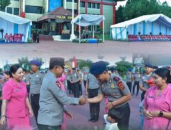 Kapolda Sumut Pimpin Upacara Laporan Kenaikan Pangkat 85 Personel Brimob Polda Sumut