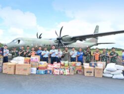 “Lanud Iskandar Salurkan Bantuan Kemanusiaan untuk Korban Terdampak Bencana Alam di Aceh, Sumut, dan Sumbar”
