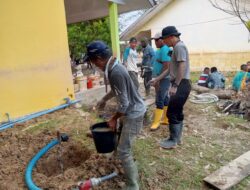 Brimob Bangun Sumur Bor di Aceh Tamiang, SMP Negeri 1 Manyak Payed Akhirnya Nikmati Air Bersih