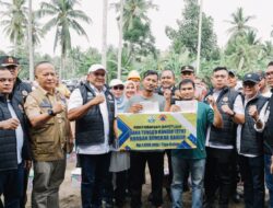 Sahuti Permintaan Warga, Pemerintah Kabupaten Bireuen Lakukan Peletakan Batu Pertama Pembangunan Hunian Tetap Korban Banjir
