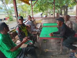 KORAMIL 11/BANDAR BARU KODIM 0102/PIDIE LAKSANAKAN KOMSOS DI DESA UDEUNG