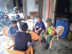 KORAMIL 11/BANDAR BARU KODIM 0102/PIDIE LAKSANAKAN KOMSOS DI DESA PUEB LUENG NIBONG