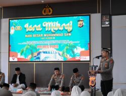 Polres Pidie Peringati Isra Mikraj Nabi Muhammad SAW 1447 H/2026 M, Santuni Anak Yatim
