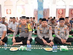 Polres Pidie Ikuti Peringatan Isra Mikraj Nabi Muhammad SAW 1447 H Secara Virtual Bersama Polda Aceh