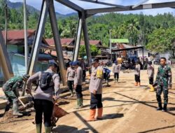 TNI–Polri Kompak Pulihkan Fasilitas Ibadah dan Jalan Nasional Pascabencana Alam di Lumut Aceh Tengah