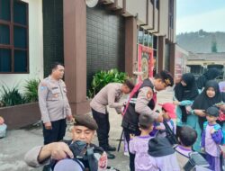 Polisi Sahabat Anak, Polres Aceh Tengah Sambut Kunjungan Edukatif TK IT Al-Manar Takengon