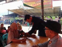 Polres Aceh Tengah Kembali Hadirkan Layanan Kesehatan Di Kampung Kala Segi Pasca Bencana Alam