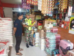 Babinsa Koramil 11/Bandar Baru Kodim 0102/Pidie Pantau Harga Sembako di Keude Loungputu