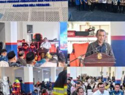 Bupati bersama Wakil Bupati Deli Serdang Resmikan Kantor Dinas Damkarmat Deli Serdang yang Baru di Lubuk Pakam