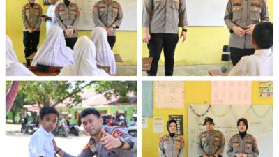 Mahasiswa STIK Angkatan 83 Laksanakan Pengabdian Masyarakat Pasca Banjir di Kembang Tanjung