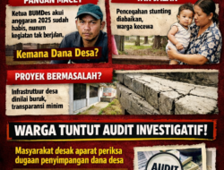 DUA PROGRAM MANDUL, DANA DESA TELADAN BARU DIDUGA “MENGUAP” WARGA RUNDENG MENJERIT, MINTA APH TURUN TANGAN!