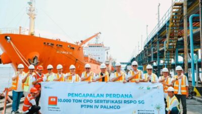 PTPN IV PalmCo, Subholding PTPN III (Persero) Raup USD 10,5 Juta dari Penjualan CPO Bersertifikasi RSPO