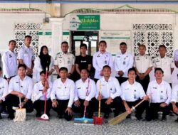 Lapas Narkotika Langsa Sambut Ramadhan Lewat Aksi Bersih Masjid