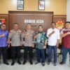 Silaturahmi Sinergitas PTPN IV Regional VI Bersama Dansat Brimob Polda Aceh