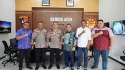 Silaturahmi Sinergitas PTPN IV Regional VI Bersama Dansat Brimob Polda Aceh