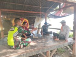 Koramil 11/Bandar Baru Kodim 0102/Pidie Laksanakan Komsos di Desa Kayee Raya