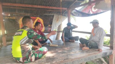 Koramil 11/Bandar Baru Kodim 0102/Pidie Laksanakan Komsos di Desa Kayee Raya