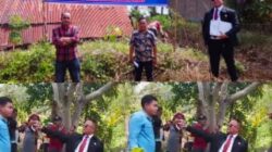 Dr. Ramces Pandiangan Sampaikan Keberatan Atas Klaim Batas-Batas Tanah yang Diajukan oleh Pihak Penggugat, Sidang Lapangan Terkait Sengketa Objek Perkara Tanah di Desa Unjur-Samosir