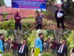Dr. Ramces Pandiangan Sampaikan Keberatan Atas Klaim Batas-Batas Tanah yang Diajukan oleh Pihak Penggugat, Sidang Lapangan Terkait Sengketa Objek Perkara Tanah di Desa Unjur-Samosir